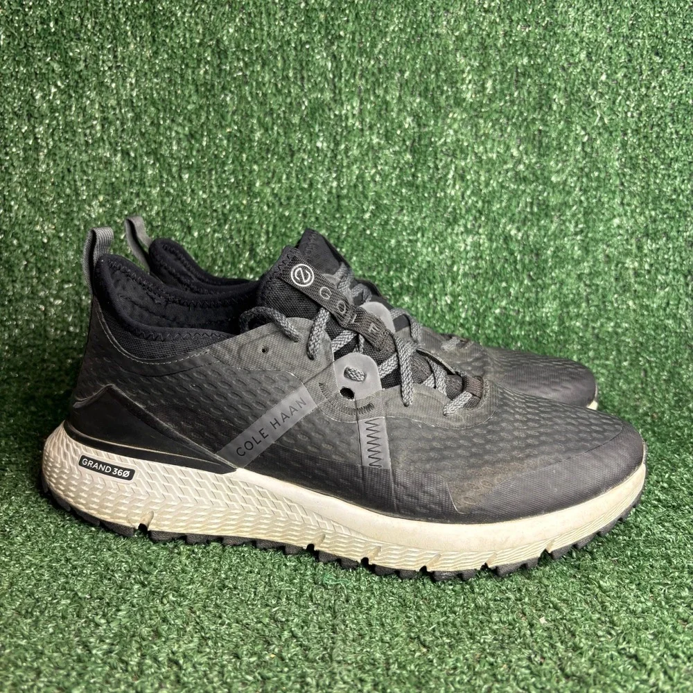 Cole‎ Haan Zerogrand Overtake C35804 Golf Spikeless Sneaker Black Mens Size 10M